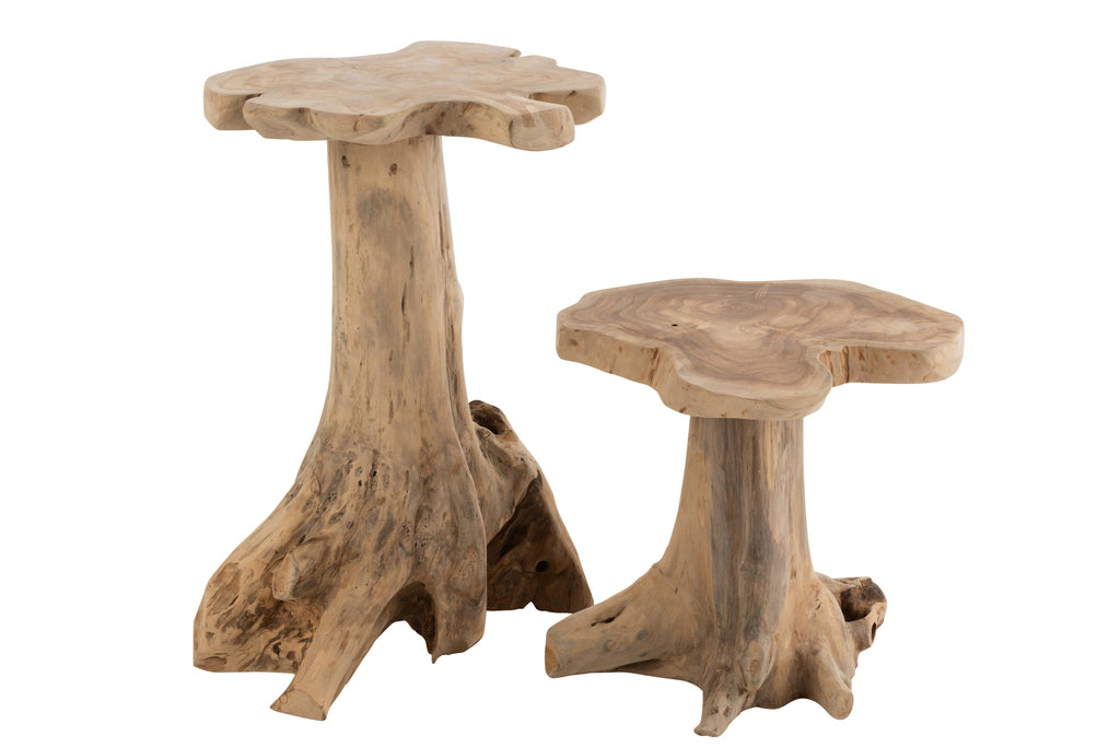 Sidetable Amy Teak Hout Natuurlijk Groot