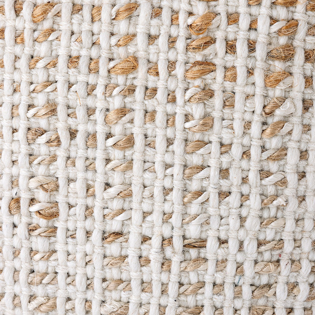 Sitzpouf vierkant Zithocker Jute 45x45x45cm Decoratieve kruk natuurlijke Jute kruk Vloerkussen Voetenbank