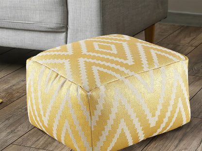 Zitkubus Voetenbank Zithocker 55x37x55 cm Poef Kelim Vloerkussen Peru zwart taupe geel turquoise