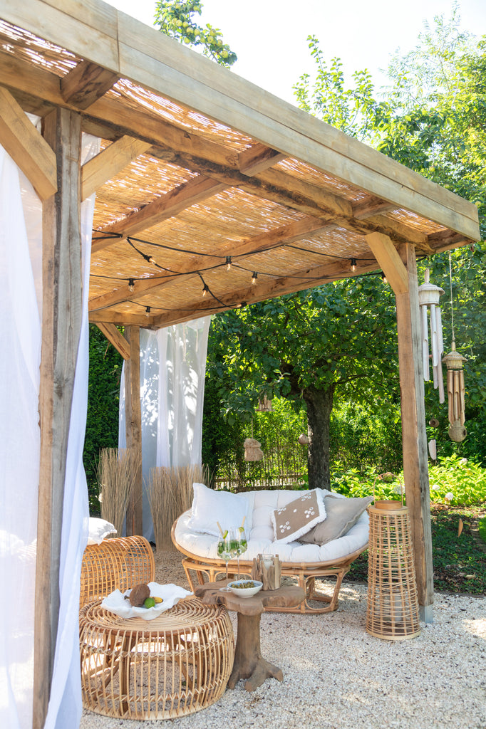 Tafel Ana Rond Rotan Natuurlijk