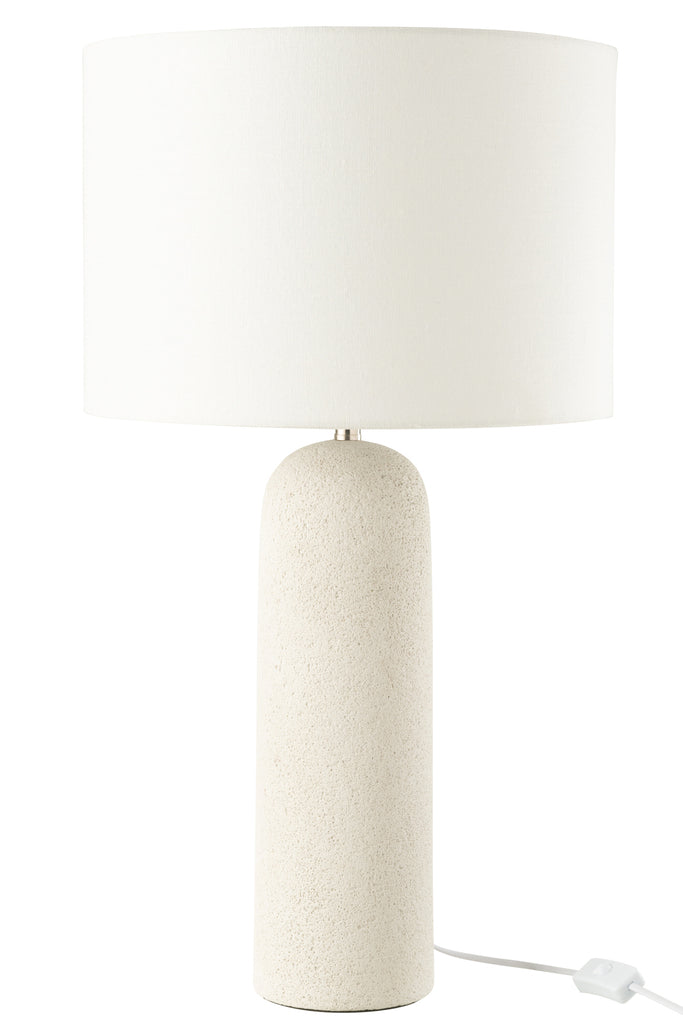 Table Lamp Isla Terracotta White