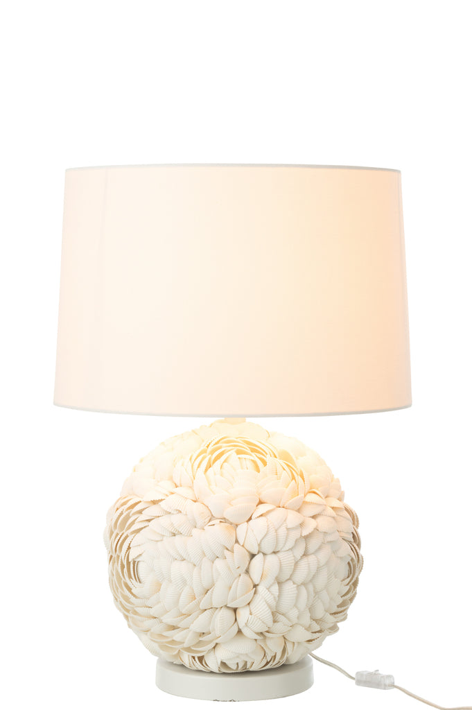 Table Lamp Shell White Large