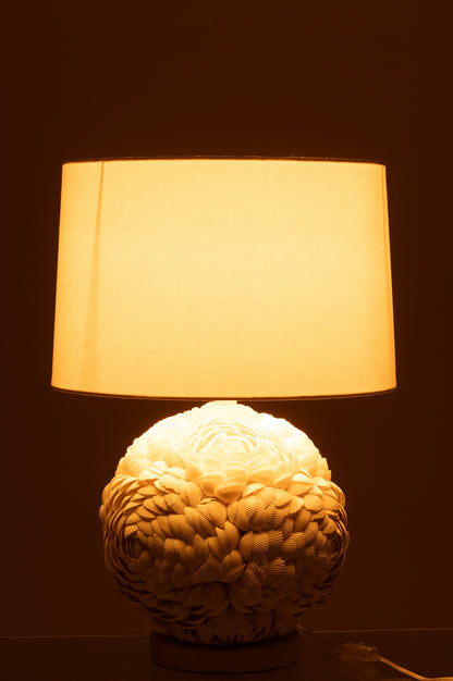 Table Lamp Shell White Large