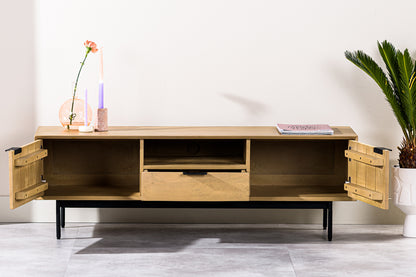 TV cabinet 2D, 140 cm, B180 natural