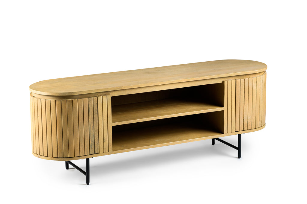 TV cabinet 2D, 155 cm, B180 natural