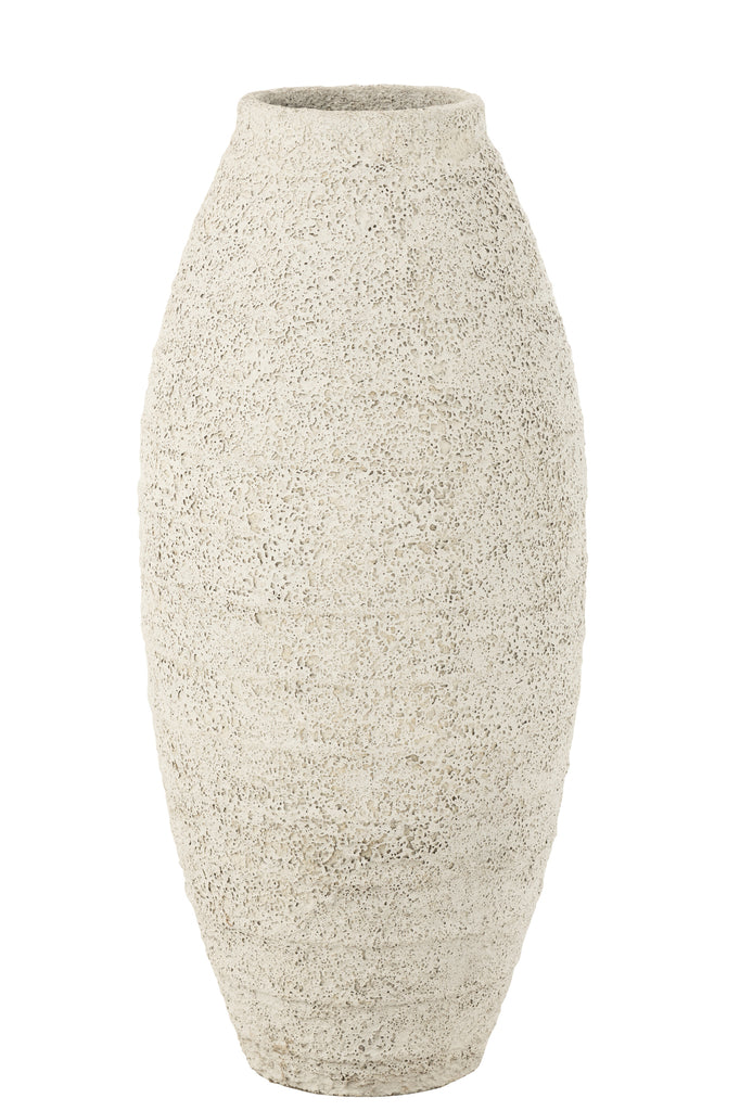 Vaas Antique Cement White Large