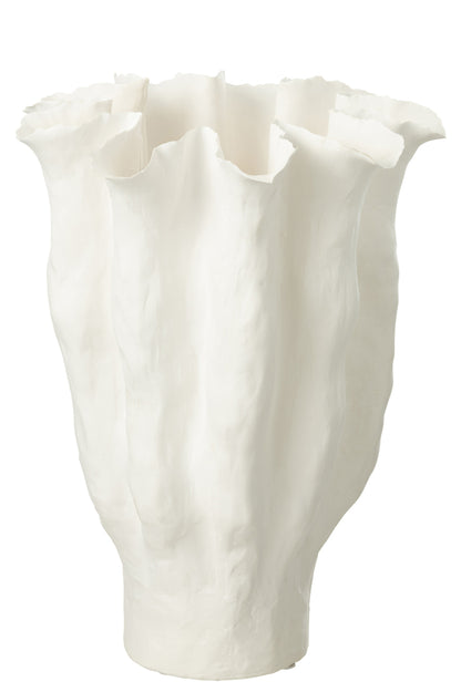 Vaas Calyx Ceramic White Large