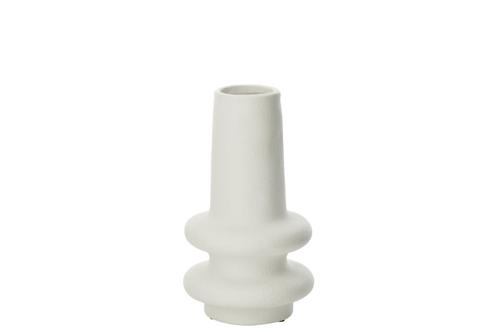 Vase  Lyra Clay White Small