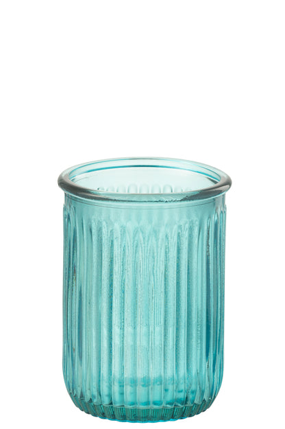Vaas Stripe Glas Aqua