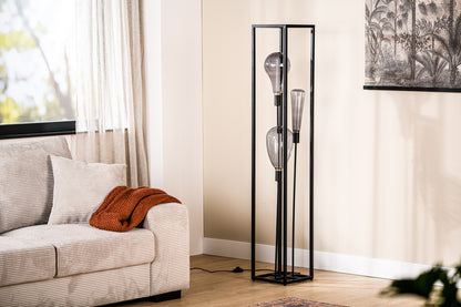 Floor lamp, 3 lights, V340 black