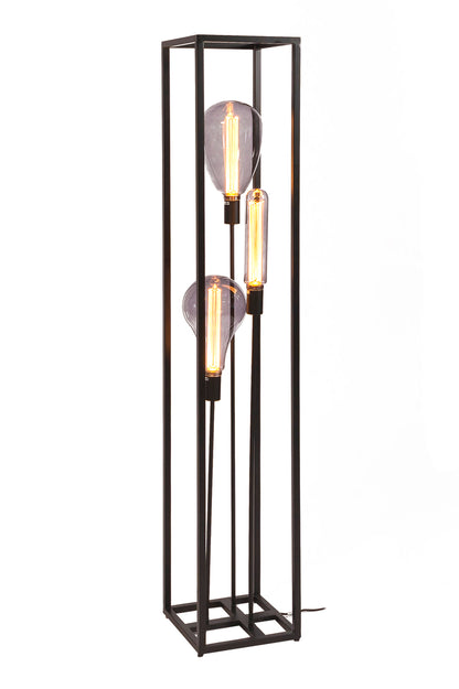 Floor lamp, 3 lights, V340 black