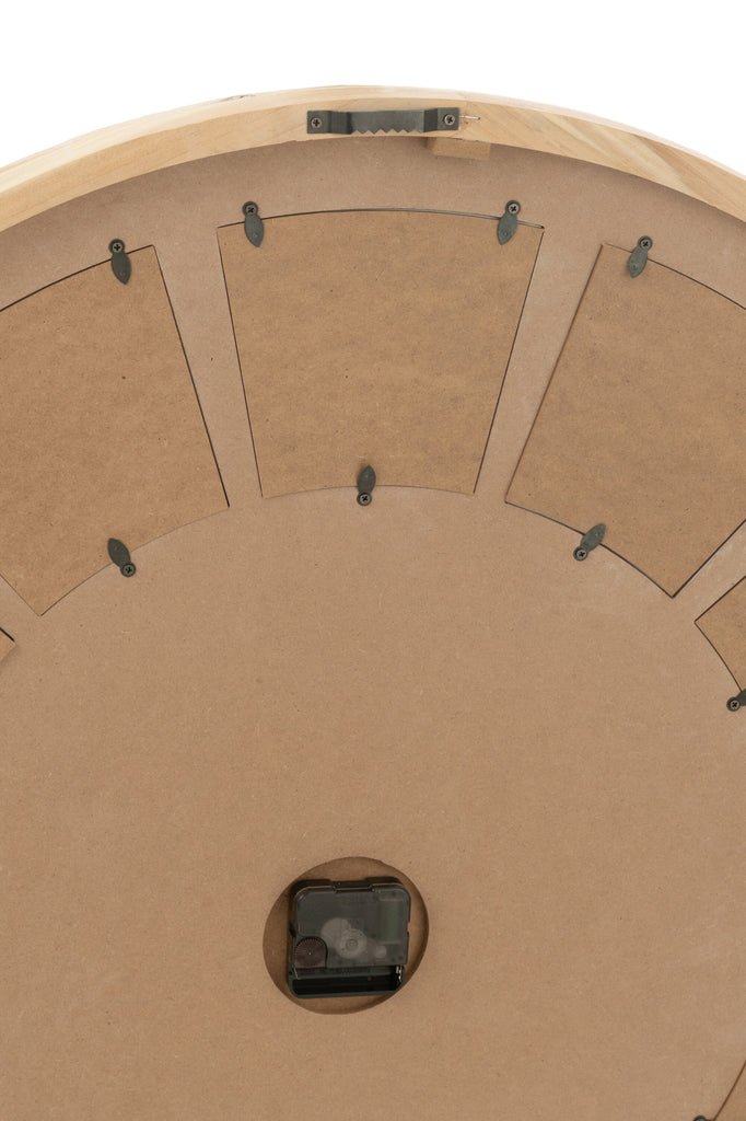 Wandklok Foto Mooi Mdf Natuurlijk