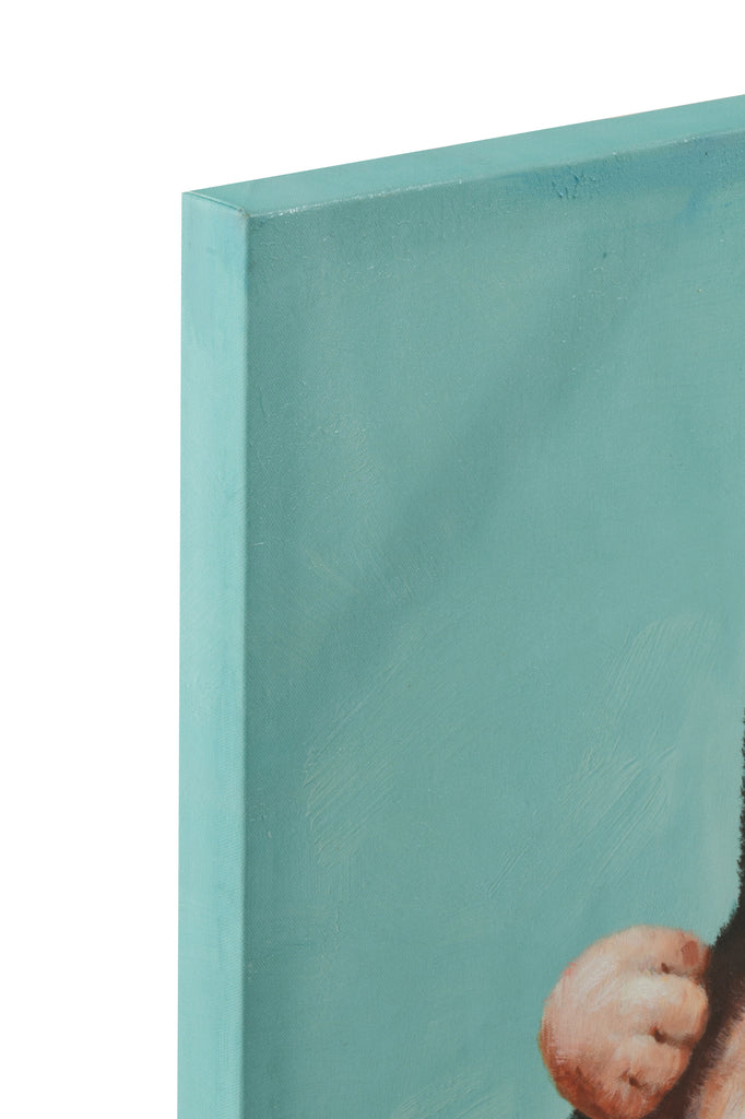 Wanddecoratie Honden Zwemshorts Canvas/Verf Mix