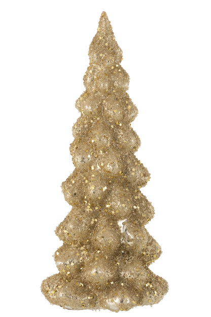 Kerstboom Deco Suikerglas Glanzend Goud Groot