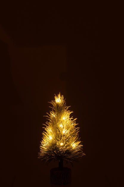 Kerstboom B+Led Plastic Sneeuw Groen Klein
