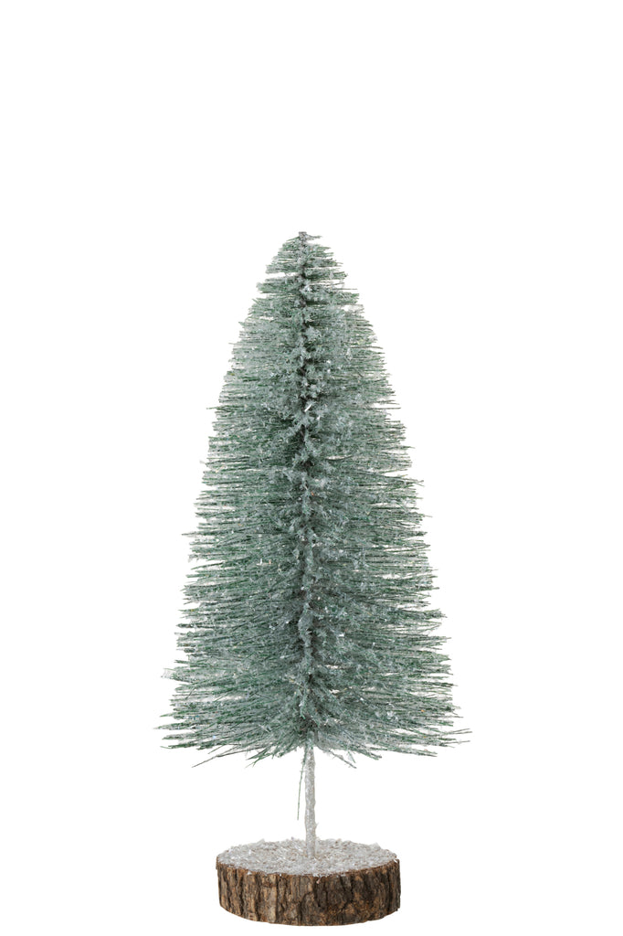 J-Line Kerstboom Deco Glitter Lichtgroen Groot