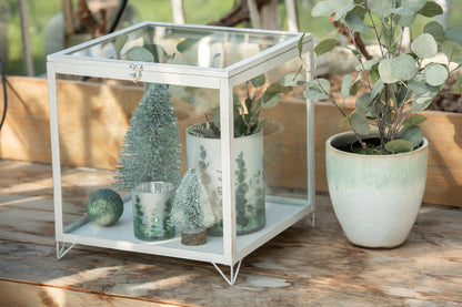 Kerstboom Deco Glitter Lichtgroen Middelgroot