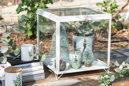 Kerstboom Deco Glitter Lichtgroen Middelgroot