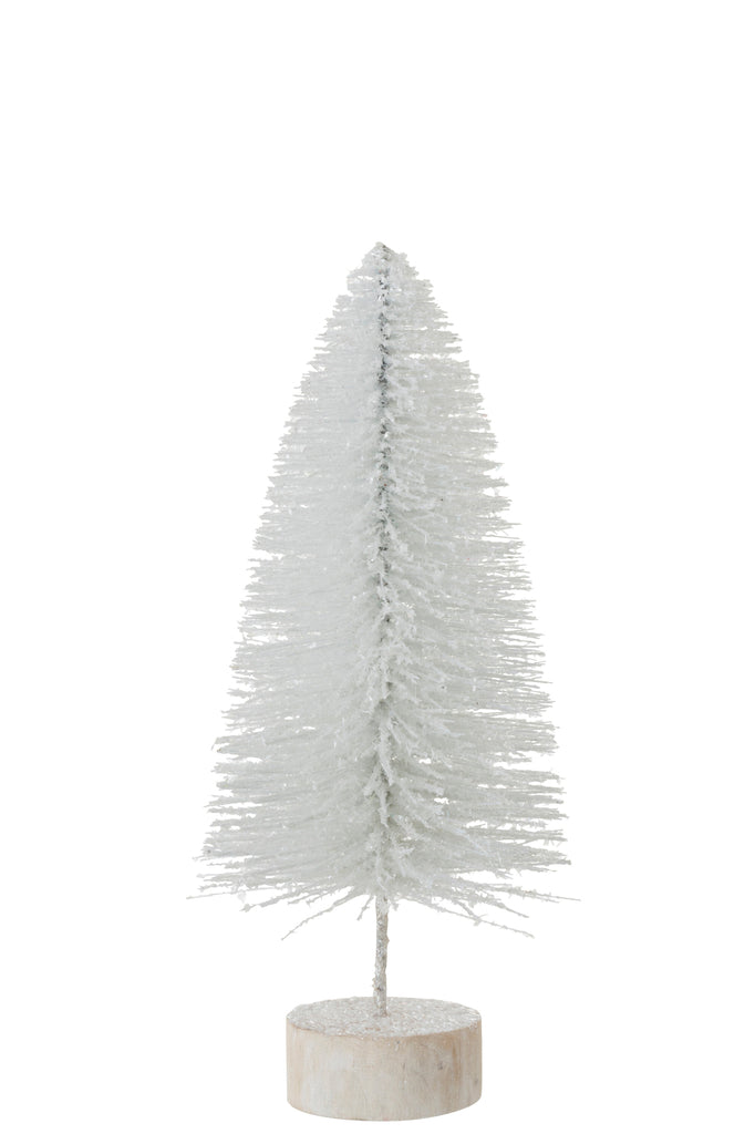 Kerstboom Deco Glitter Wit Groot