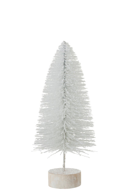 Kerstboom Deco Glitter Wit Groot