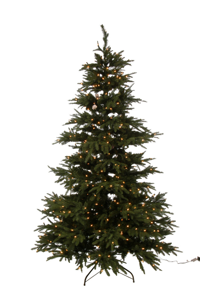 J-Line Christmas Tree+Leds Extra Plastic Green