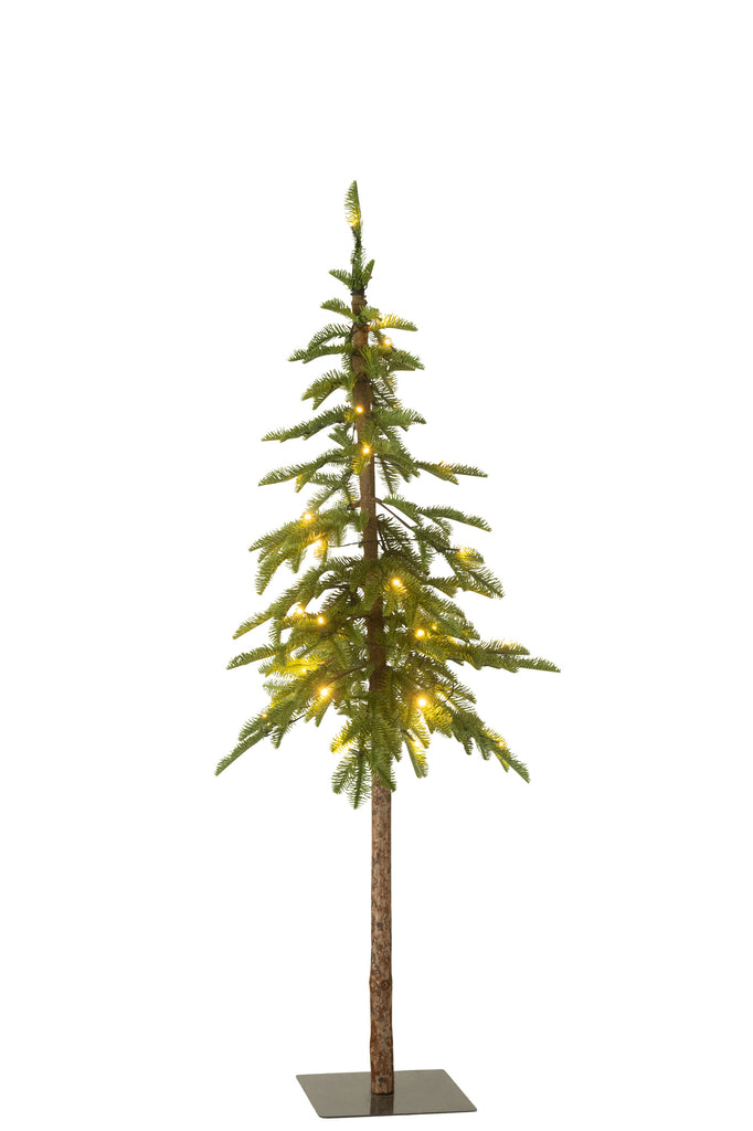 Kerstboom + Led Plastic Groen Klein