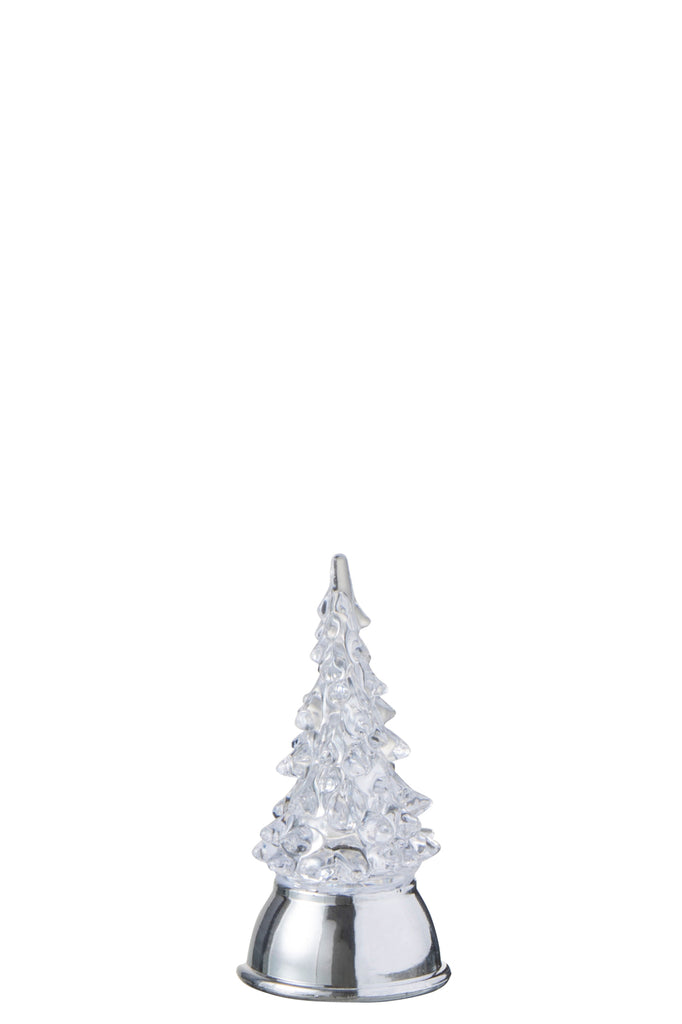 J-Line Kerstboom op voet Led acryl transparant