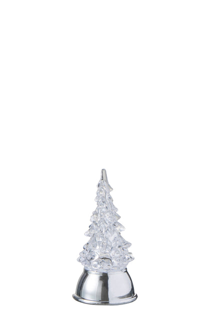 J-Line Kerstboom op voet Led acryl transparant