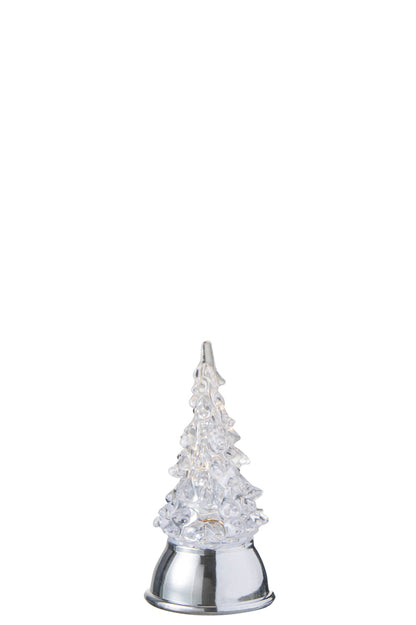 J-Line Kerstboom op voet Led acryl transparant