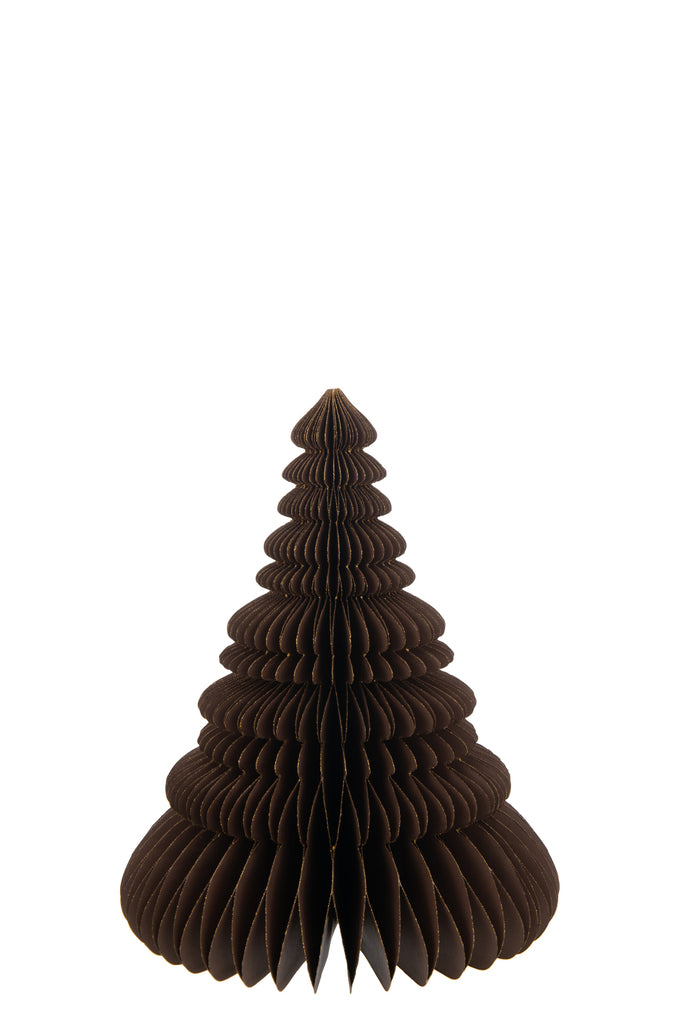 Kerstboom Vouwen Papier Bruin Groot