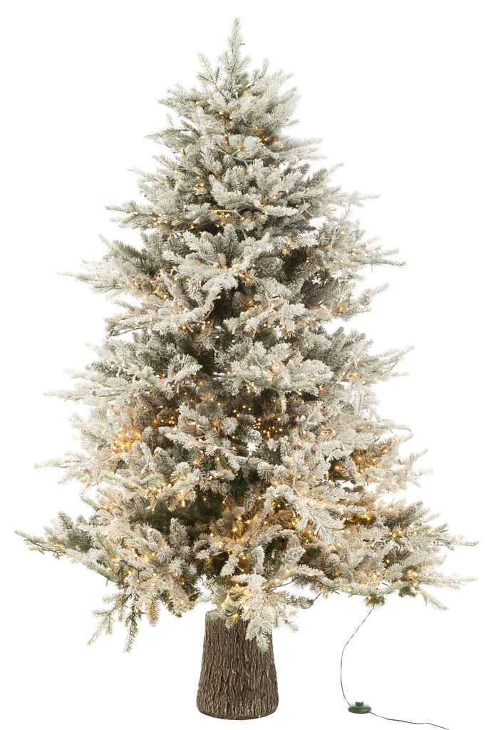 Kerstboom + Sneeuw 3000 Ledlampjes Plastic Wit