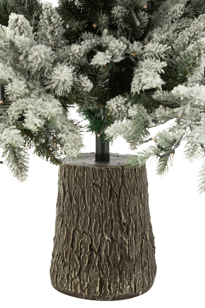 Kerstboom + Sneeuw 3000 Ledlampjes Plastic Wit
