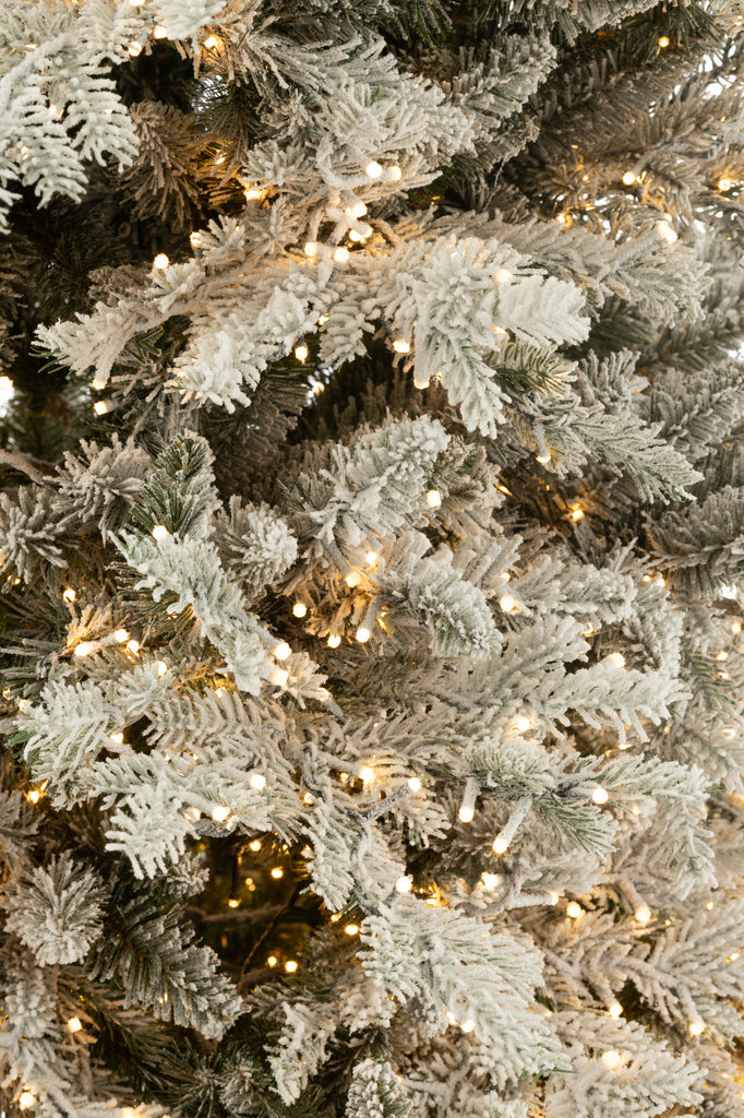 Kerstboom + Sneeuw 3000 Ledlampjes Plastic Wit
