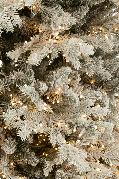 Kerstboom + Sneeuw 3000 Ledlampjes Plastic Wit